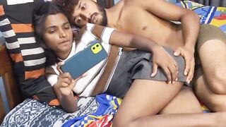 Indian Sister and Brother Watching Porn Video on Sex In Bedroom