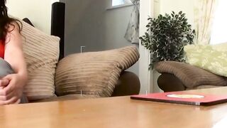 Sexy UK hottie Chantelle Coleman POV deepthroats horny nerd