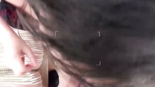 Sexy UK hottie Chantelle Coleman POV deepthroats horny nerd