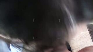 Sexy UK hottie Chantelle Coleman POV deepthroats horny nerd