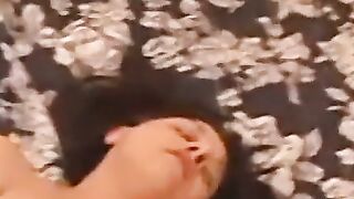Busty young amateur fucking big cock POV style