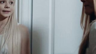 Cute Asian girl and her lesbian girlfriend lick each other