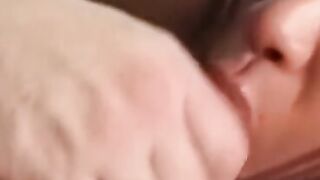 Naughty Amy Thest seduced by friend and pounded in threesome