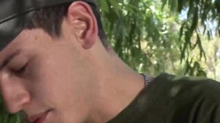 Jake Lotti and Loick Gauthier fills the barracks with their moans