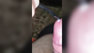 he fucked me with sunglasses that we let him push into my penis to take off the glass