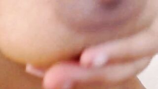 Big tits and booty Latina fucks toys