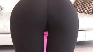 Yoga MILF Alana Luv riding cock to burn some calories