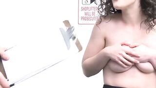 Teen got pounded in reverse cowgirl pose for shoplifting