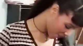 Black slim teen with hairy pussy loves pleasing white men