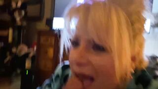 Rochelle Sucking Off Dick Fresh out of the Shower