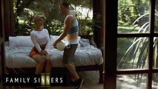 Hottie Blonde Milf (Kit Mercer) Sucks Fucks Her Step Son