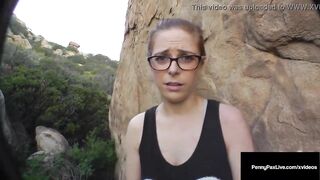 Ginger Vulgar Hiker Penny Pax Pussy Nailed Outdoor By Wild