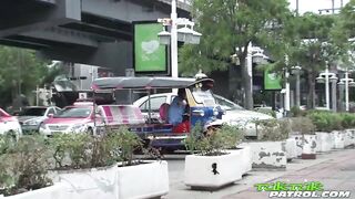TukTukPatrol Adorable & Feisty Thai Screwed By White Dick