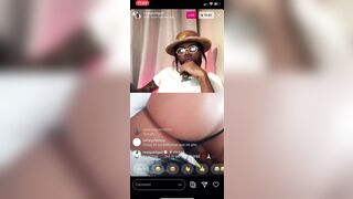 cougar SLIPS ON a STRIPTEASE FOR GOLD GAD ON INSTAGRAM