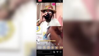 cougar SLIPS ON a STRIPTEASE FOR GOLD GAD ON INSTAGRAM