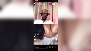 cougar SLIPS ON a STRIPTEASE FOR GOLD GAD ON INSTAGRAM