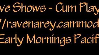 Enchantress RavenaRey Feeds Dick to her Hungry Holes then a