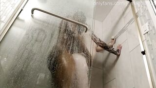 Shower sex with alt enby Penelope Raven