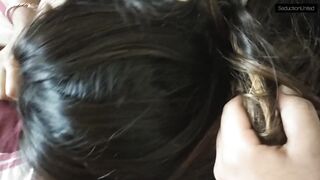 Thick Hairjob - Big Haired Dark Hair Hairjob