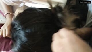 Thick Hairjob - Big Haired Dark Hair Hairjob