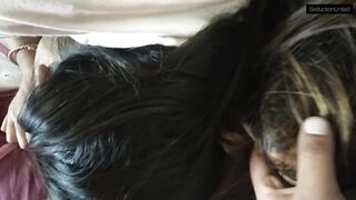 Thick Hairjob - Big Haired Dark Hair Hairjob