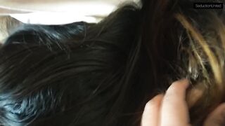 Thick Hairjob - Big Haired Dark Hair Hairjob