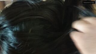 Thick Hairjob - Big Haired Dark Hair Hairjob
