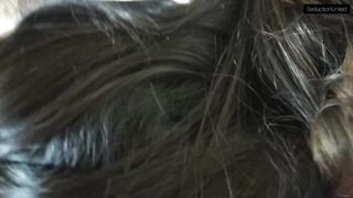 Thick Hairjob - Big Haired Dark Hair Hairjob