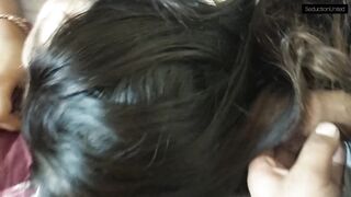 Thick Hairjob - Big Haired Dark Hair Hairjob