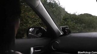 Big Titted dark hair fat pick up and fucked