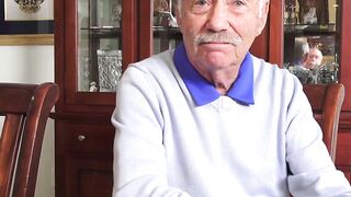 Lucky grandpa stuffs a sweet teens tight pussy with his dick