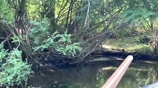 Big-Tits Teen Amateur Fucked Hard Outdoors after a Swim