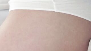 Adorable Violetta takes facial cum after being fucked in ass