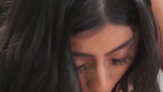 Stunning Violet Myers hammered after hot oiled up deepthroat
