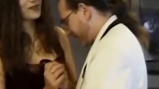Slim voluptuous teen with hairy pussy has her pussy fucked