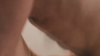 Tipsy TS lets boyfriend bareback fuck her asshole