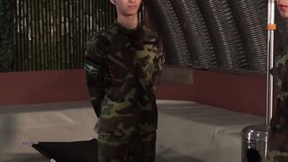 Hygiene check turns to foursome with Felix Harris and other cadets