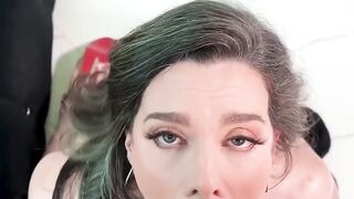 Gorgeous babe Nicole Emma Vaunt bent over in welcoming the hard cock of horny Donnie