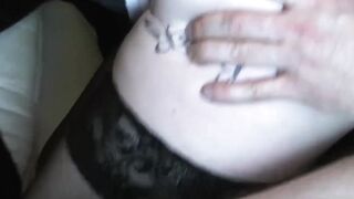 Babes giving blowjobs and getting railed in an intense orgy