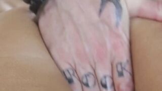 Fit Euro MILF sucks and fucks her tattooed masseur