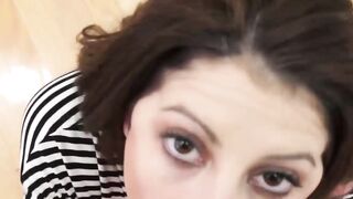 Alison De Vore fed hot cum after stepdad doggystyle pounding