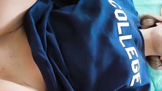 Sensual girl does everything for her stepbrothers pleasure