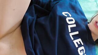 Sensual girl does everything for her stepbrothers pleasure