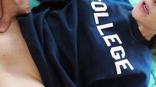 Sensual girl does everything for her stepbrothers pleasure