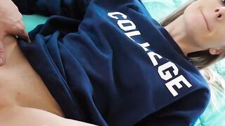 Sensual girl does everything for her stepbrothers pleasure