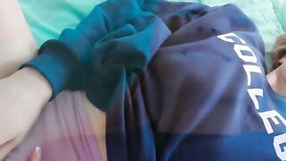 Sensual girl does everything for her stepbrothers pleasure