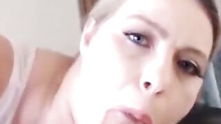 Blonde MILF Anikka Albrite rides cock like a dirty cowgirl