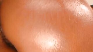 Big booty ebony Aymee Austynn rides BBC monster for cumshot