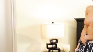 Teen cutie Ella Reese interracial doggystyle stepdad fucking