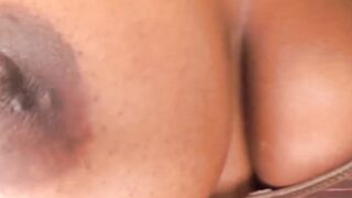 Hot ebony babe Aryana Starr face fucked after wet deepthroat